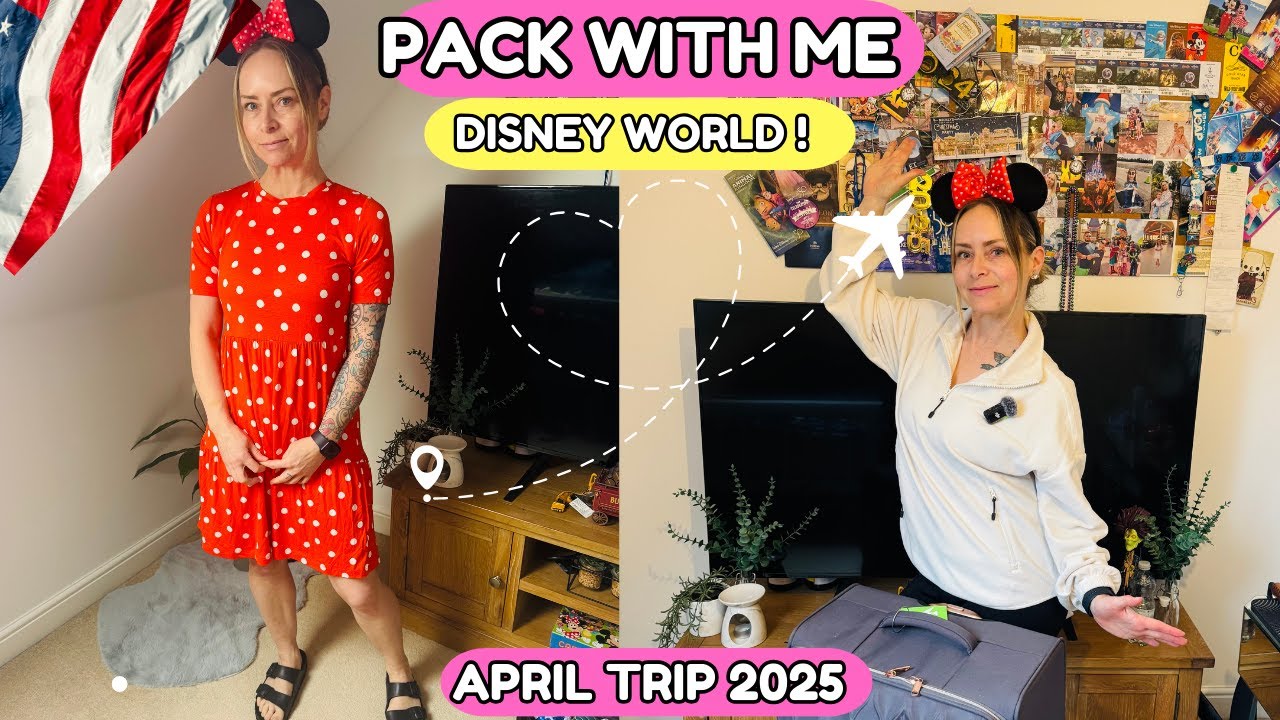 PACK WITH ME  for Disney World! | Florida Travel Vlog | What We Pack for a Florida Family Holiday