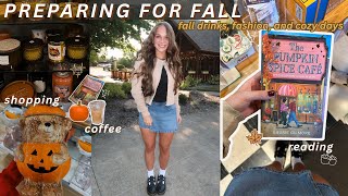 PREPARING FOR FALL! 🍂🧸✨ fall nails, self care, fall decor, cozy days + haul!!