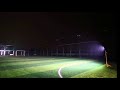 Solar light for soccer field