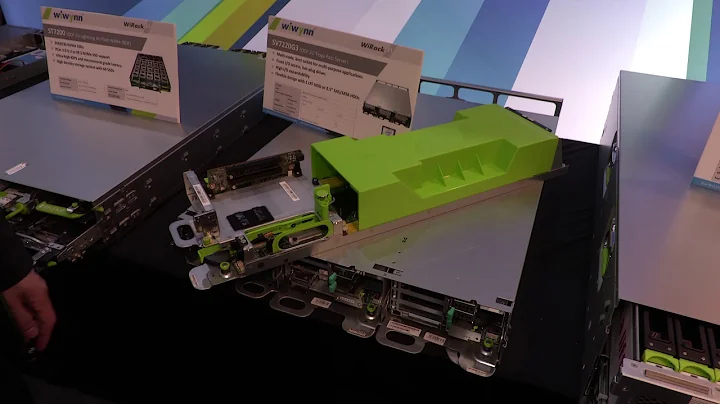 Wiwynn booth walkthrough of latest 19" and 21" OCP products at CloudFest 2018