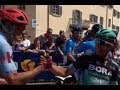 Giro d'Italia: alla partenza di Pinerolo i complimenti a Benedetti