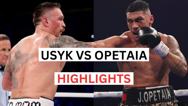 Oleksandr Usyk vs Jai Opetaia Highlights & Knockouts