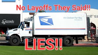 USPS Laying Off Workers with No Notice!!