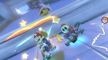 How did that Blue Shell not hit me? (First Time Playing Mario Kart 8 Deluxe)