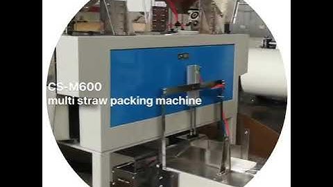 Chamestone CS-M600 multi paper straw packing machine