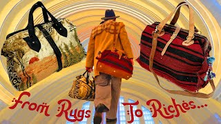 From Rugs To Riches: Creating Historic Style Carpet Bags | vintage textiles | pattern designing