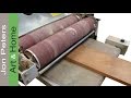 My Drum Sander & How To Make A Sapele Mahogany Top