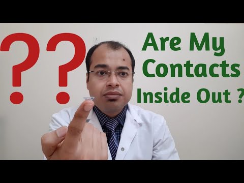 Are My Contact Lens Inside Out?| Contact Lens|Correct Side of Contact Lens|How to know Contact Lens?