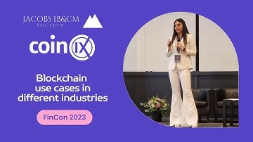 Blockchain use cases in different industries - FinCon 2023 at Constructor University