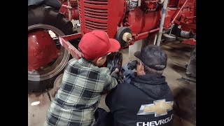 Allis Chalmers Parts on the 49 FARMALL C ??? #farmall51 #farmall #tractorpulling #FarmallC #tractor