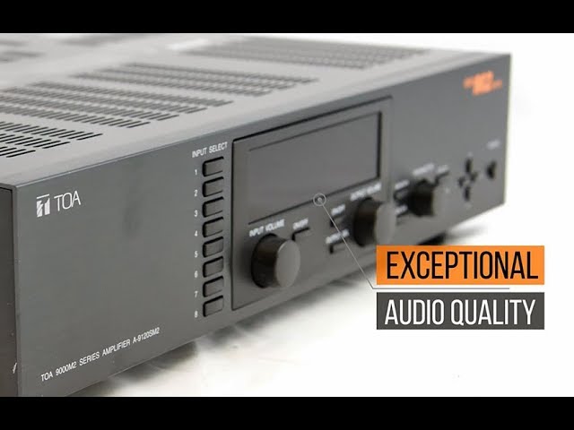 TOA's 9000M2 Series of Modular Mixer/Amplifiers