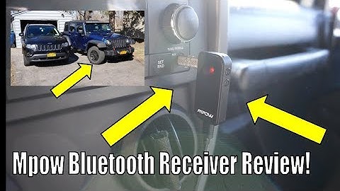 Adding Bluetooth to a Jeep Wrangler | Mpow Bluetooth Receiver Review