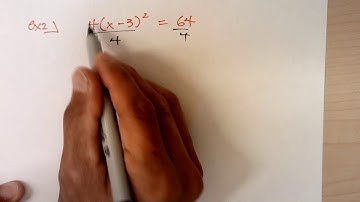 Algebra 9.3: Solving quadratic equations using square roots. Part 2