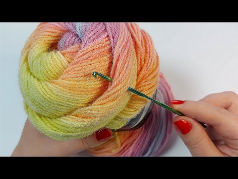 ВСЕГО 1 РЯД САМЫЙ КРАСИВЫЙ ОБЪЕМНЫЙ УЗОР КРЮЧКОМ вязание крючком для начинающих Crochet