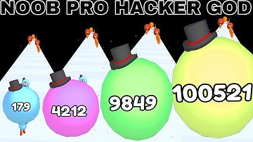 NOOB VS PRO VS HACKER VS GOD   in Big Head Run