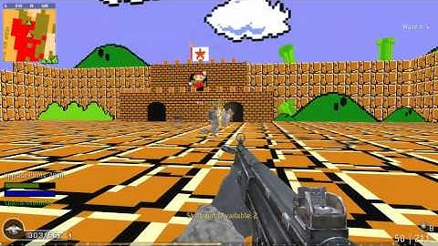 Zombies on Mario map: CoD4