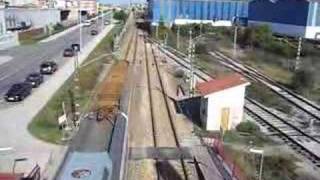 Civia saliendo del apeadero de Calzada de Asturias ( Gijón)