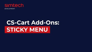 CS-Cart add-ons: Sticky menu