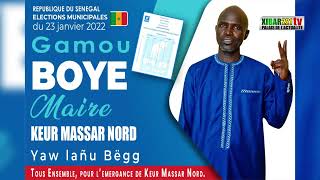 Locales 2022: Keur Massar, Gamou BOYE réussit sa caravane et remercie la population Massaroise