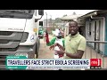 Uganda has implemented strict border measures with limited crossings with DRC