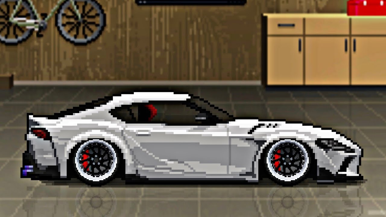 Modificando al MAXIMO el Toyota SUPRA mas CLEAN // Pixel car racer