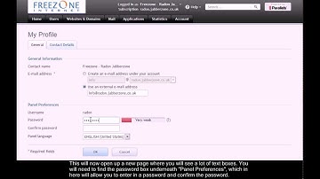 How to change your control panel password via Plesk 11