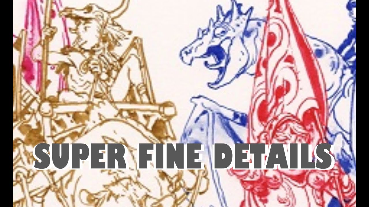 Stunning artwork by artist Kim Jung Gi with Pentel Brush Sign Pen