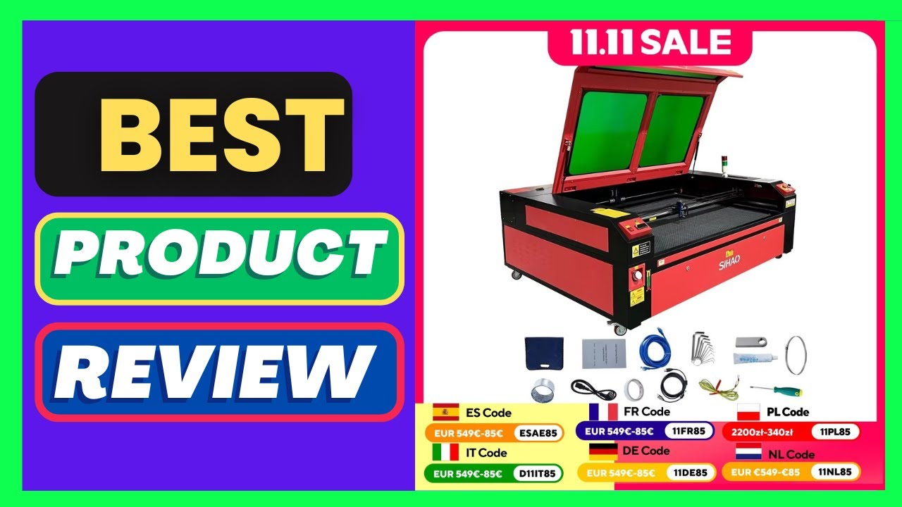 SIHAO CO2 Laser Engraver Laser,50/60/80/100/