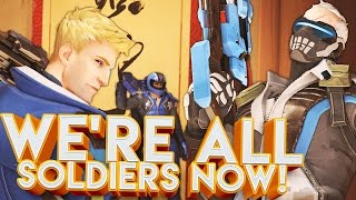 OVERWATCH WE'RE ALL SOLDIERS NOW! CUSTOM GAMEMODE