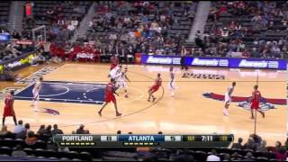 J.J. Hickson Nice Reverse Jam (From Nicolas Batum)