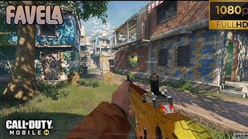 New Map Favela Gameplay In Full Hd+ Graphics In Call Of Duty Mobile