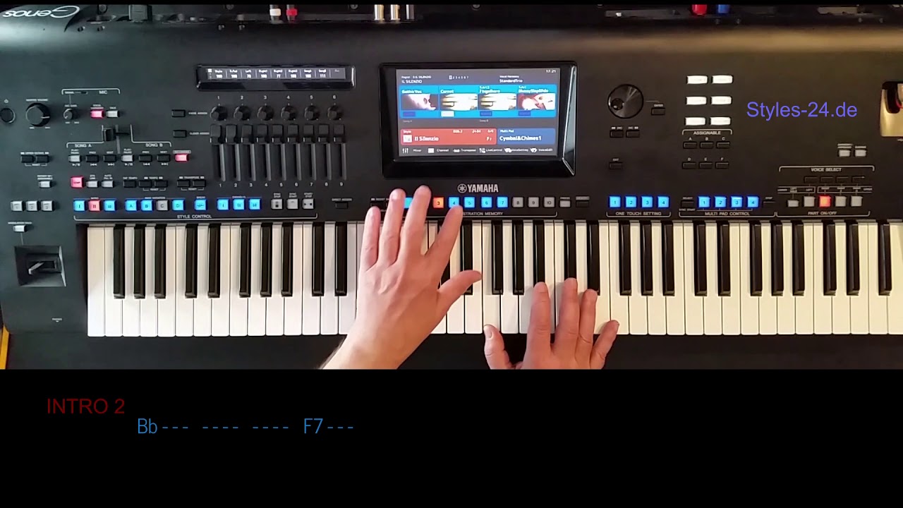 Il Silenzio - Nini Rosso, Cover mit titelbezogenem Style auf Yamaha Genos