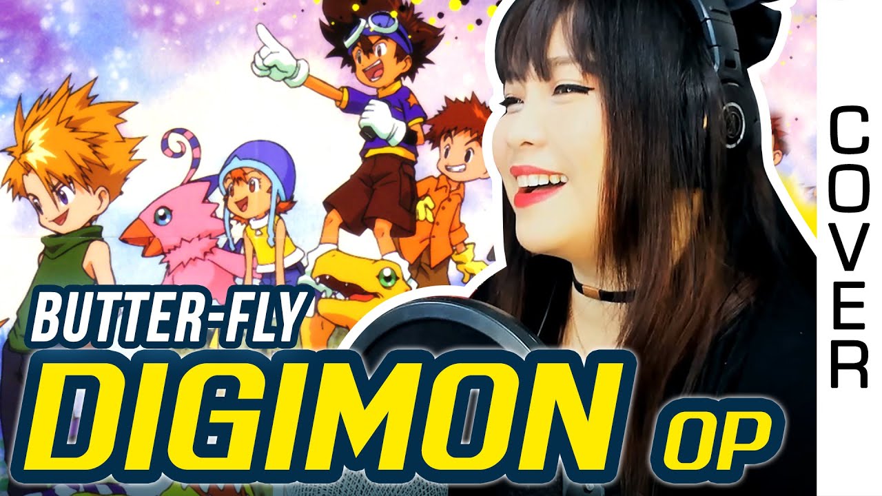 Digimon Adventure デジモンアドベンチャー Op 1 Butter Fly Cover With Lyrics And English Translation Koji Wada Youtube
