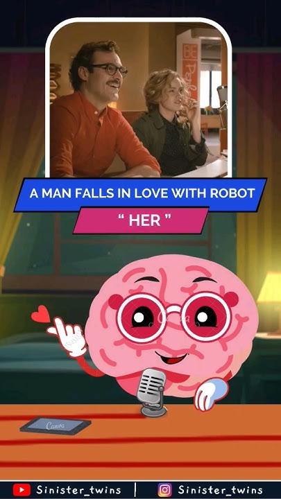 A lonely man falls in love with robot || HER 2013 movie recapped # - Guy Falls In Love With Robot Movie