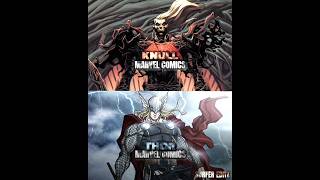 Knull vs Thor (classic comic base) #marvel #dccomics #marvelcomics #knull #thor #comparison #edit