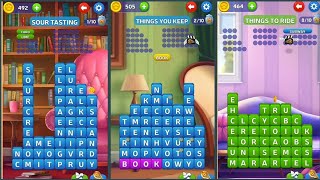 Kitty Scramble: Word Stacks (Paris) Level 21 to 23 Full HD||By Clever App Pte. Ltd