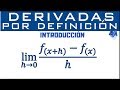 Derivadas usando la definición | Introducción