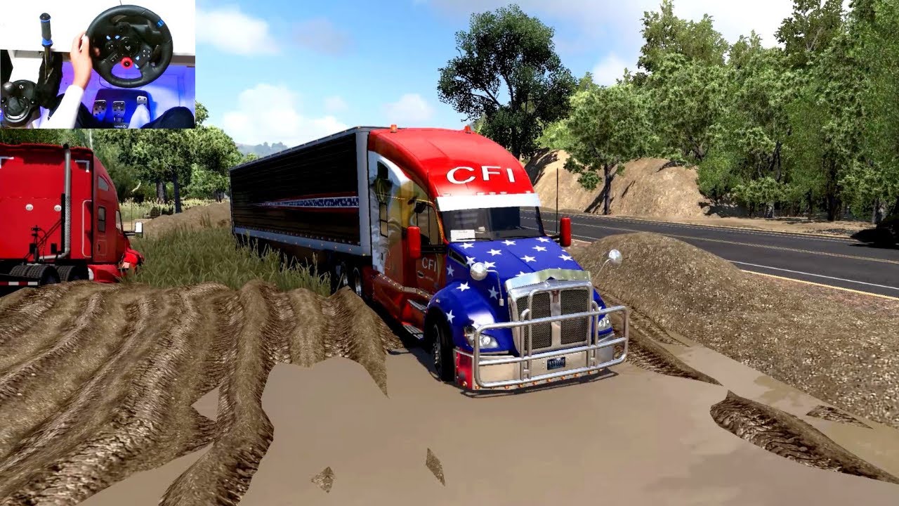 Kenworth T680 Honduras map 1.41 American truck simulator challenging road truck driving ATS mods