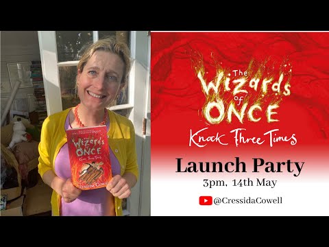 Launch Invitation: The Wizards of Once Knock Three Times Paperback