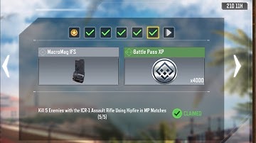 Call Of Duty Mobile Kill 5 Enemies with the ICR-1 Assault Rifle Using Hipfire in MP Matches