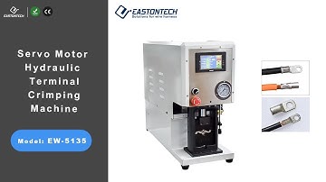 EW-5135 Hydraulic Terminal Crimping Machine with Servo Motor-EASTONTECH