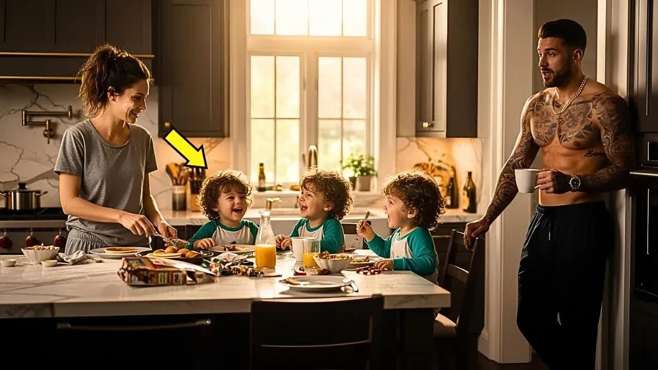 Keine Nanny hielt 48 Std  mit Mafiaboss’ wilden Drillingen – bis arme Single Mutter Frühstück ma