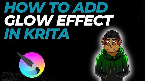 How to add glow effect in krita