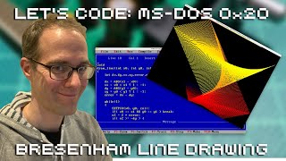 Let's Code MS DOS 0x20: Bresenham Line Drawing