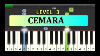 nada piano cemara - piano level 3 - instrumen lagu anak anak cerdas