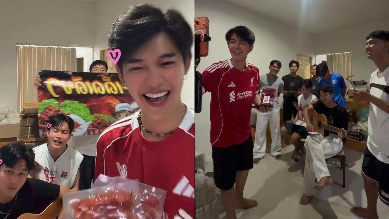 ซัพพอร์ตกันดีมาก เพื่อนๆน้องๆ “ฟอร์ด” ช่วยกันแพ็คสินค้า ร้องเพลงสดๆ￼ จอยมาก 