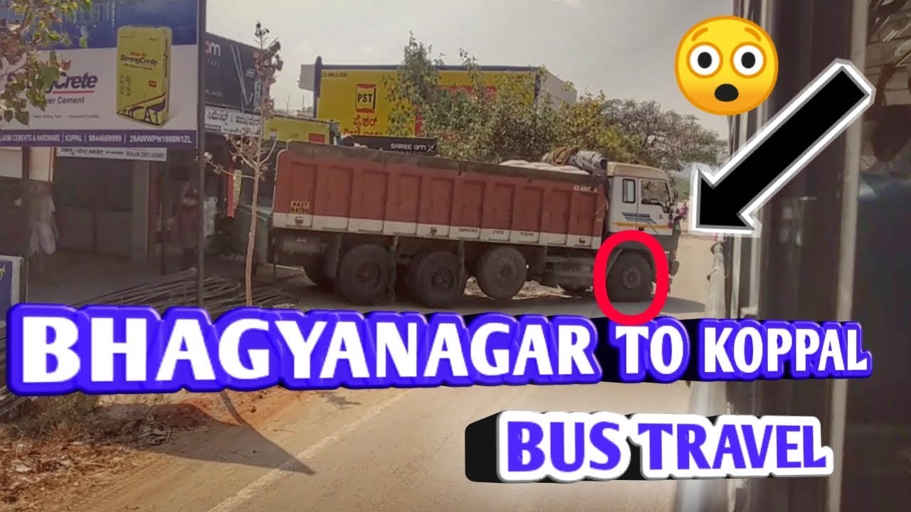 Bhagyanagar to Koppal in Bus bhagyanaga highway road koppal YouTube