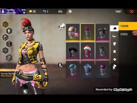 Free fire skins and collection - YouTube