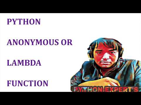 Python Tutorials In Hindi #25. PYTHON ANONYMOUS OR LAMBDA FUNCTION