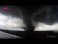 brief tornado se of fort stockton tx  hills for miles  live storm chase